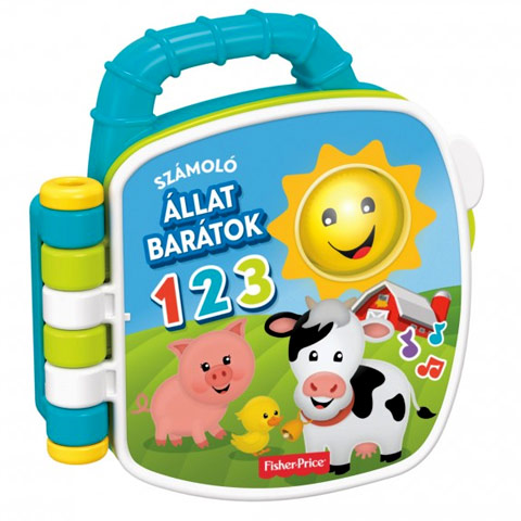 Fisher-Price Számoló állat barátok mesekönyv