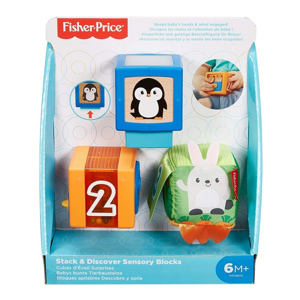 Fisher-Price Változatos anyagok állatos kocka