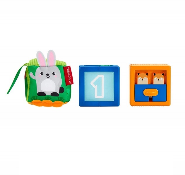 Fisher-Price Változatos anyagok állatos kocka