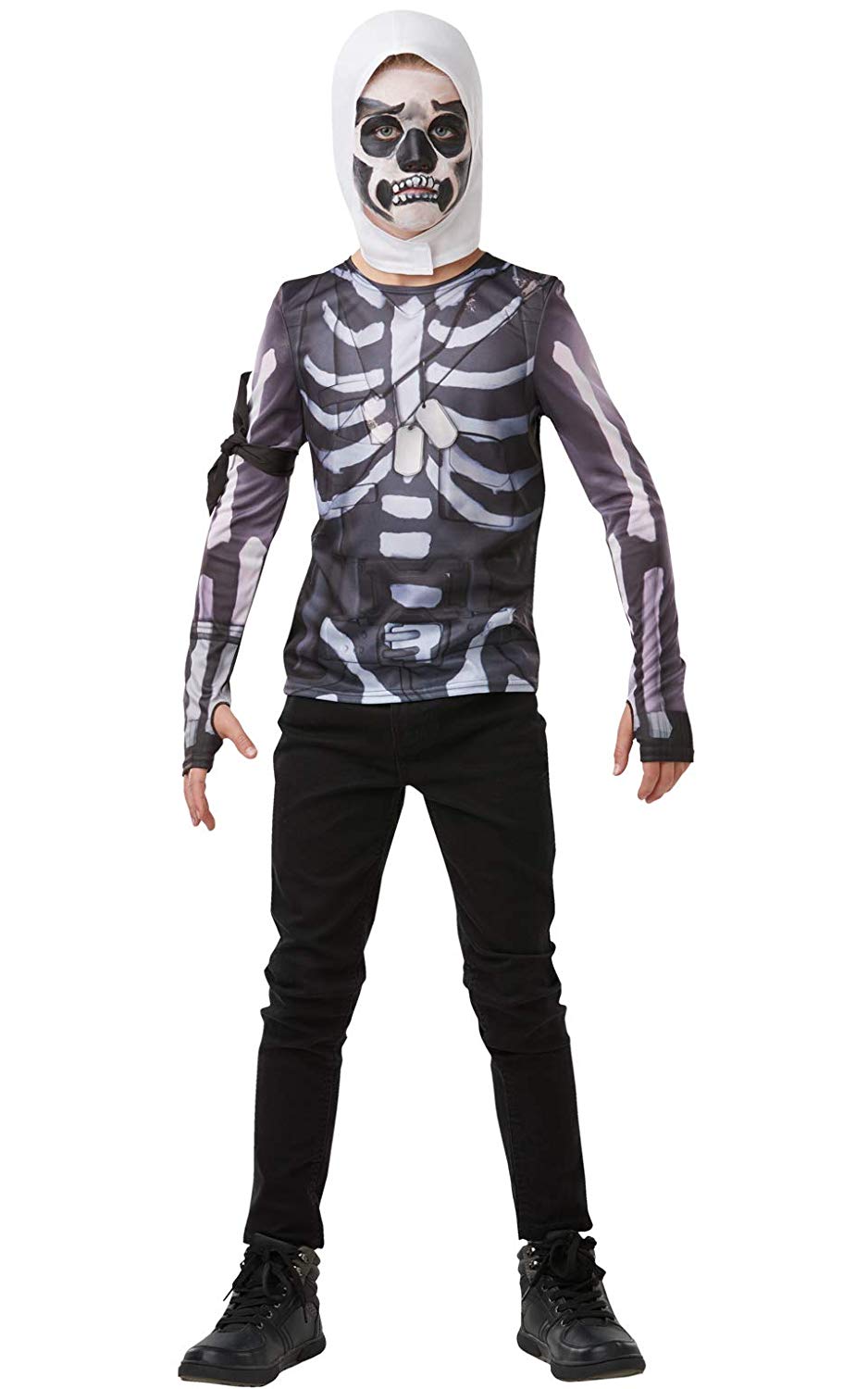 Fortnite Skull Trooper jelmez felső S méret