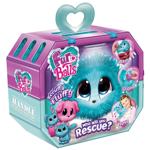 Fur Balls Aqua meglepetés plüss figura