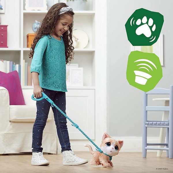 Fur Real Friends Sétáltatható Interaktív Állatka - Cica
