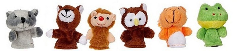 Goki Ujjbáb - Erdei Állatok (Többféle) (1db)