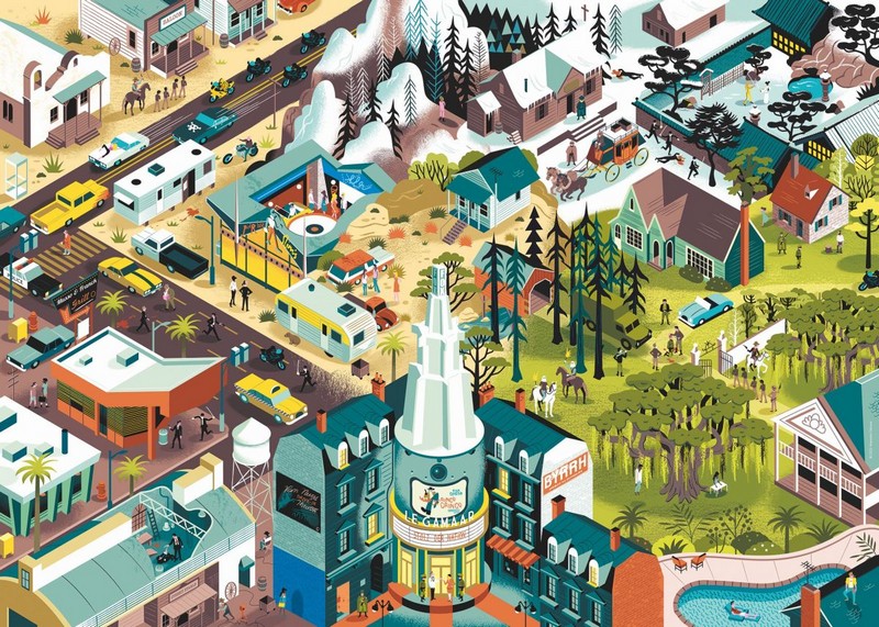 HEYE Puzzle 1000 db - Tarantino Films