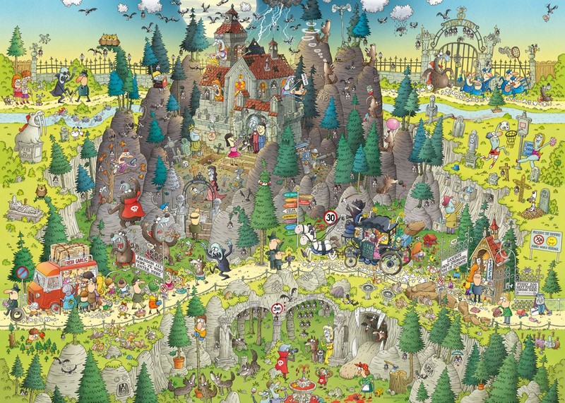 HEYE Puzzle 1000 db - Transylvanian Habitat
