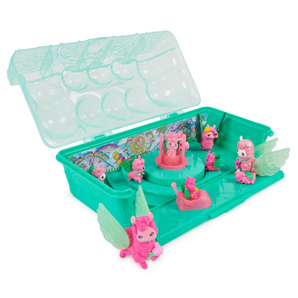 Hatchimals 10 db-os Tojástartó - Láma Család