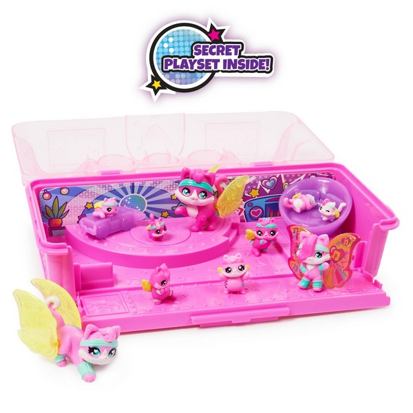 Hatchimals Családi kalandok tojástartóban - Cica család