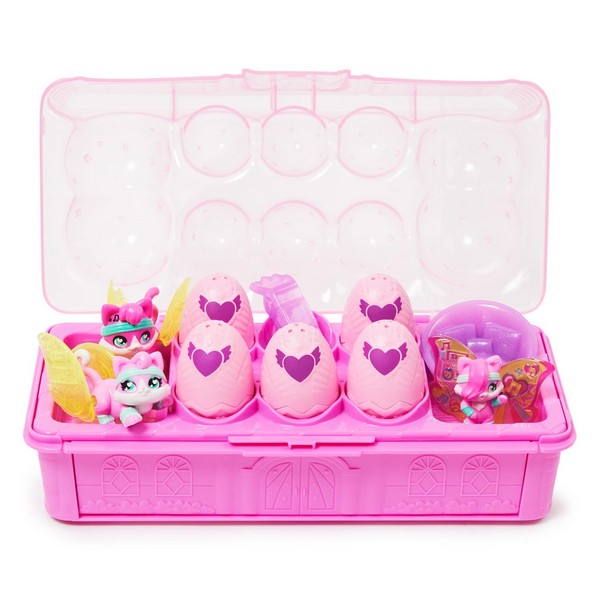 Hatchimals Családi kalandok tojástartóban - Cica család