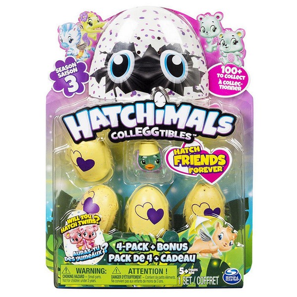 Hatchimals Gyűjthető Figurák Tojásban 4+1 db, 3. széria