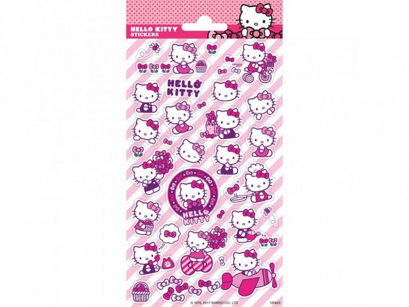Hello Kitty csillogó matrica 1 ív