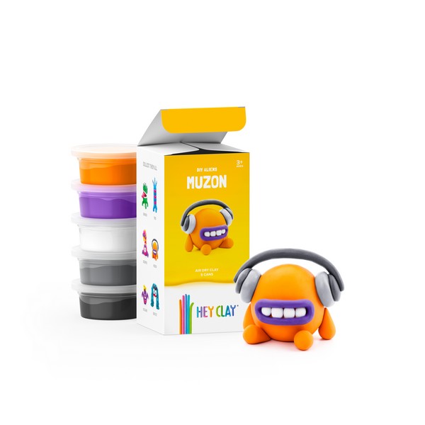 Hey Clay Gyurma Készlet Muzon Alien