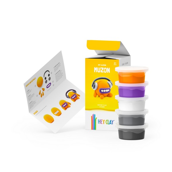 Hey Clay Gyurma Készlet Muzon Alien
