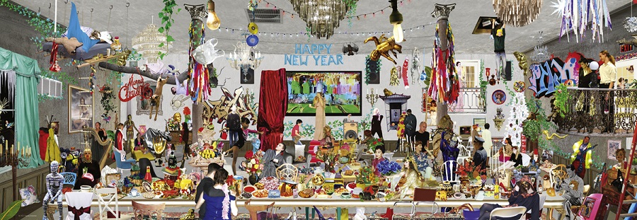 Heye Puzzle 1000 db - New Year's Eve