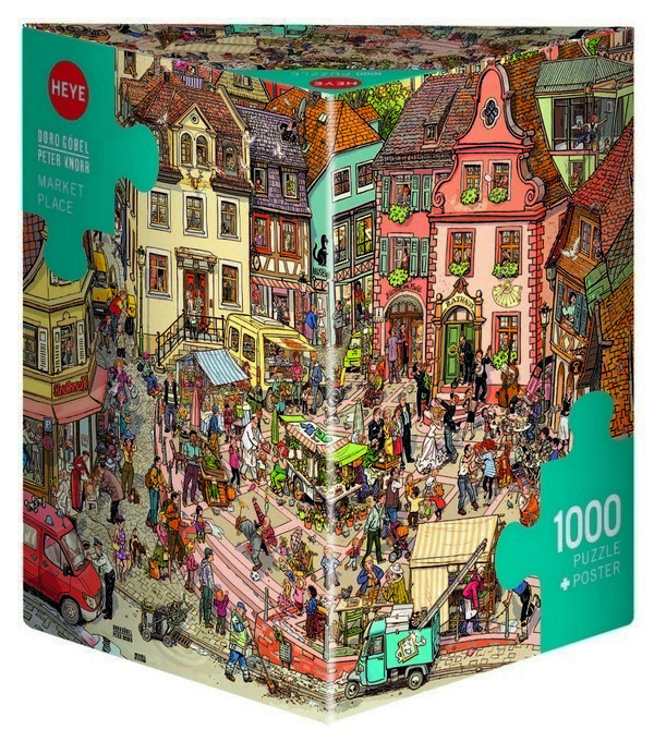 Heye puzzle 1000 db market place g bel knorr