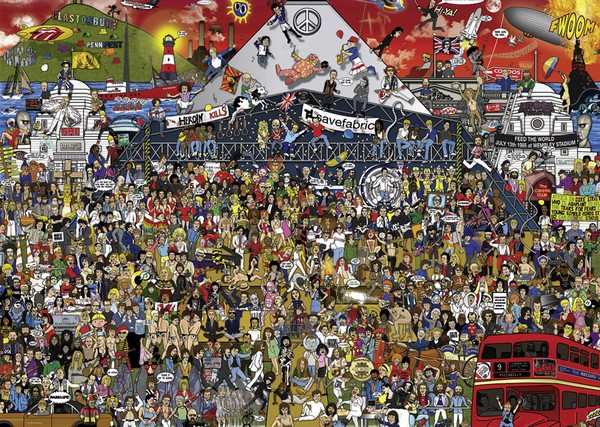 Heye Puzzle 2000 db - British Music History