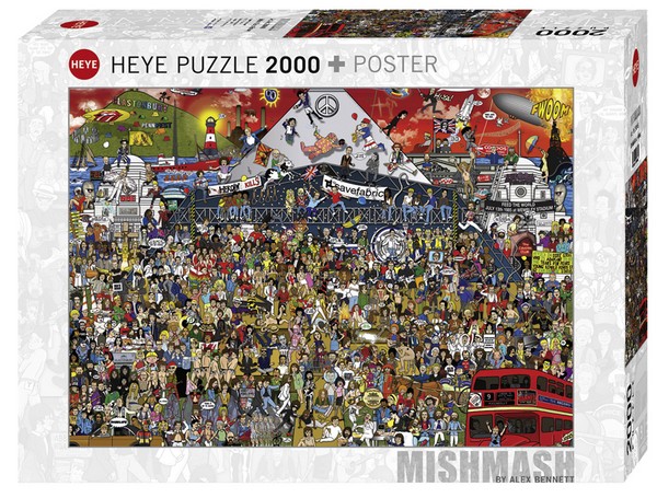 Heye Puzzle 2000 db - British Music History
