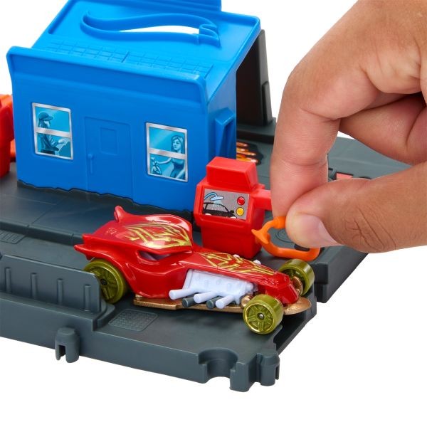 Hot Wheels City Kezdő Pálya - Fuel Station Shift