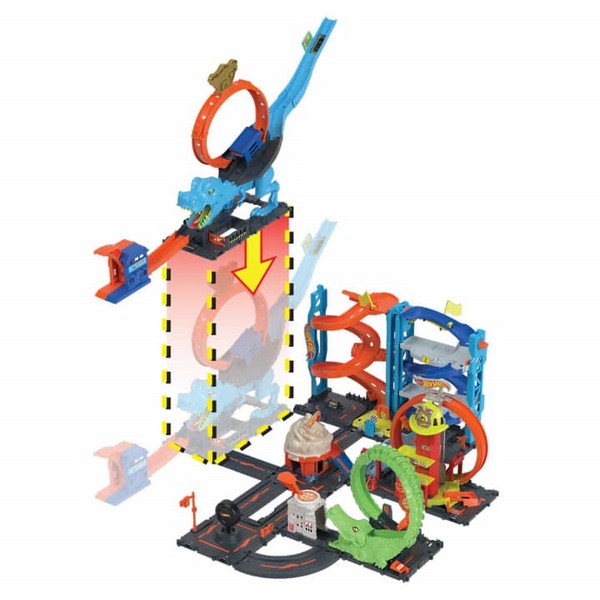 Hot Wheels City T-Rex Hurok Pálya