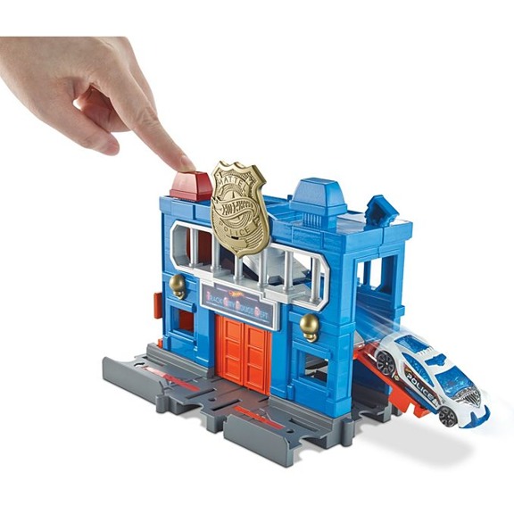 Hot Wheels City alap pálya Városi rendőrállomás