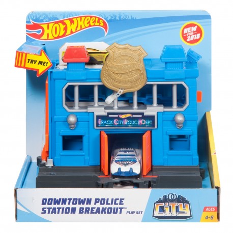 Hot Wheels City alap pálya Városi rendőrállomás