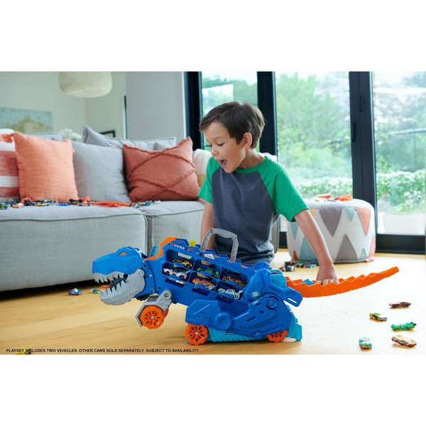 Hot Wheels City Átalakítható Ultimate Autószállító T-Rex
