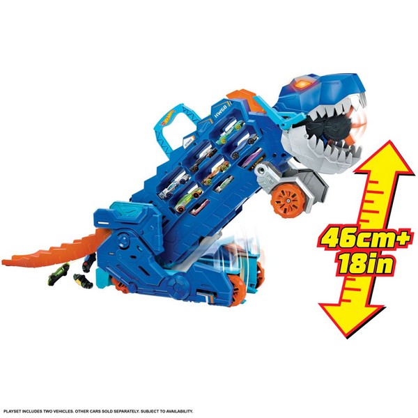 Hot Wheels City Átalakítható Ultimate Autószállító T-Rex
