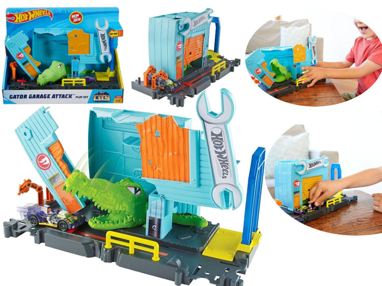 Hot Wheels City közepes pálya Krokodil