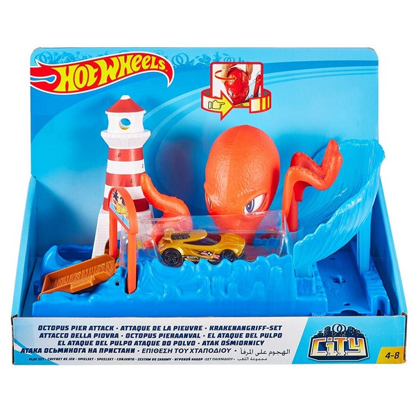 Hot Wheels City közepes pálya - Polip