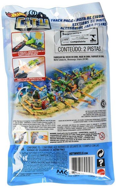 Hot Wheels City pálya kiegészítő Egyenes pályaelemek