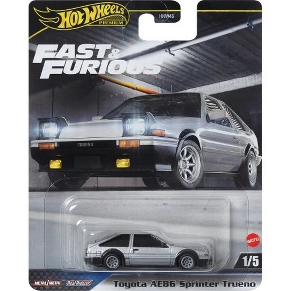 Hot Wheels Halálos Iramban Deluxe Kisautó - Toyota Ae86 Sprinter Trueno