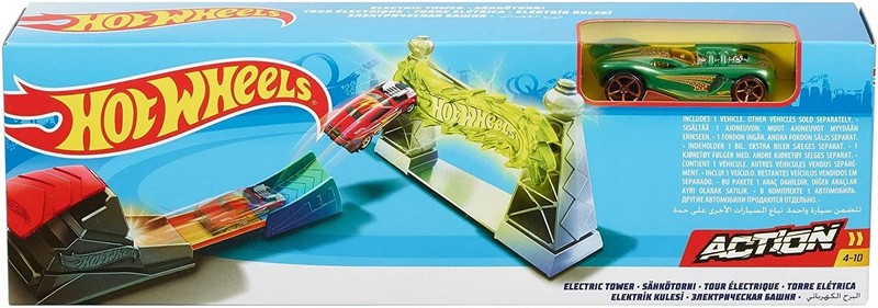 Hot Wheels Klasszikus Trükköző Játékszett Elektromos Torony