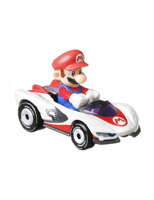 Hot Wheels Mario Kart Kisautó Mario