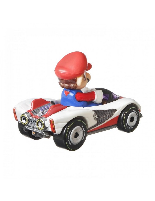 Hot Wheels Mario Kart Kisautó Mario