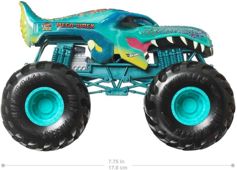 Hot Wheels Monster Trucks 1:24 Autó - Mega Wrex