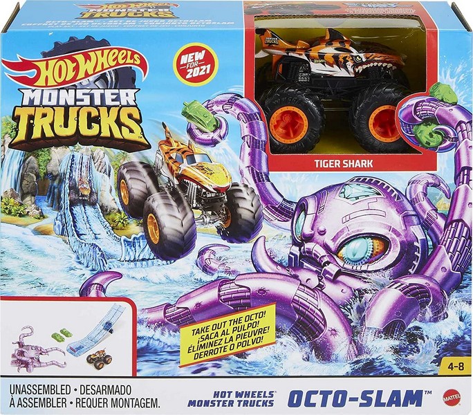 Hot Wheels Monster Trucks Bestia Pályaszett Octo-Slam