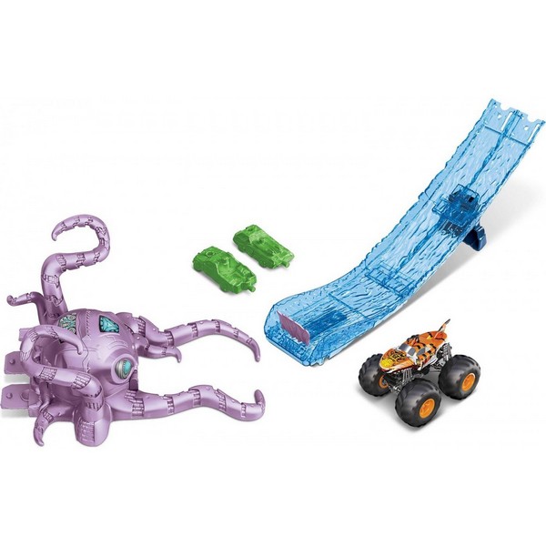 Hot Wheels Monster Trucks Bestia Pályaszett Octo-Slam