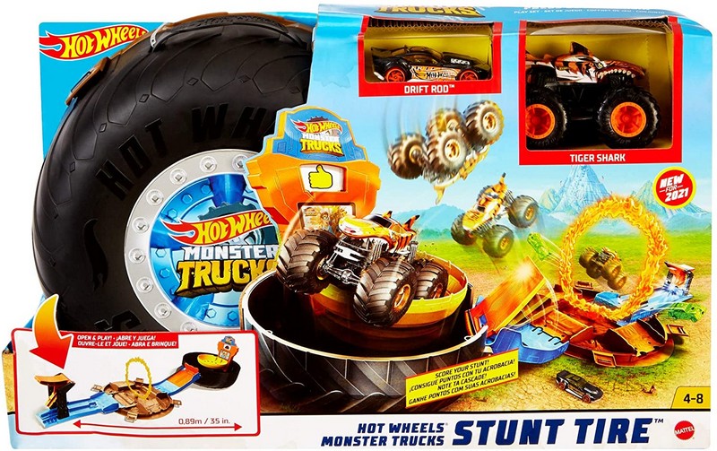 Hot Wheels Monster Trucks Kaszkadőr Kerék