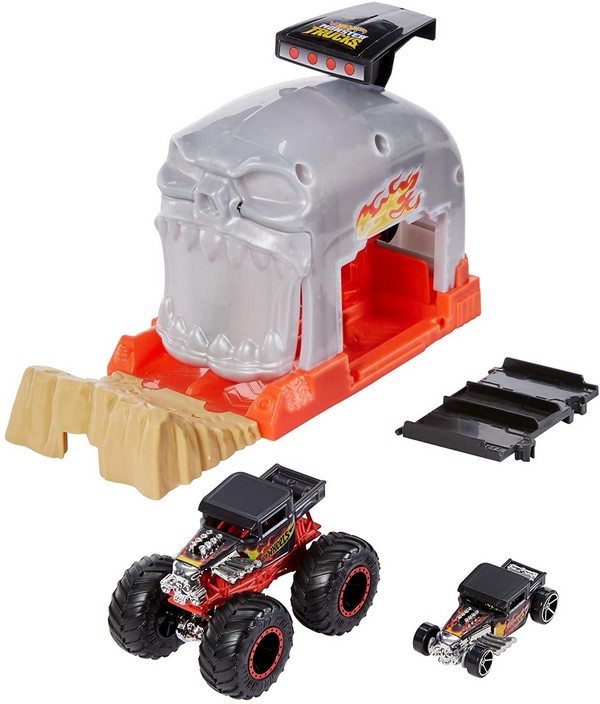 Hot Wheels Monster Trucks Kilövő Team Bone Sharker