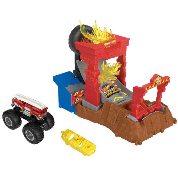 Hot Wheels Monster Trucks Live Aréna Elődöntő Fire Crash