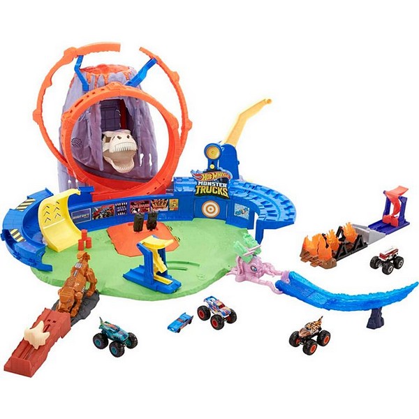 Hot Wheels Monster Trucks T-Rex Aréna
