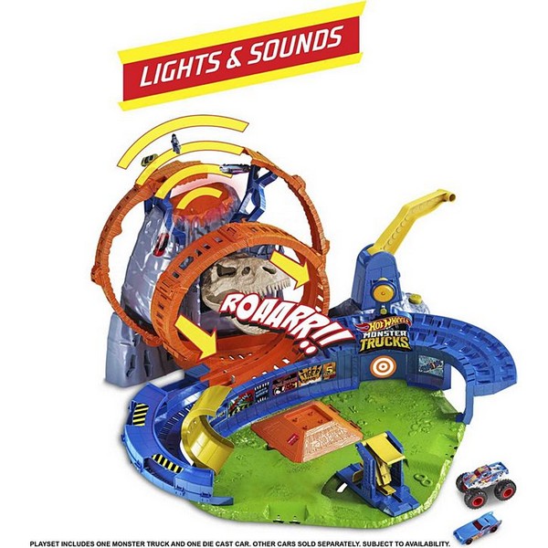 Hot Wheels Monster Trucks T-Rex Aréna