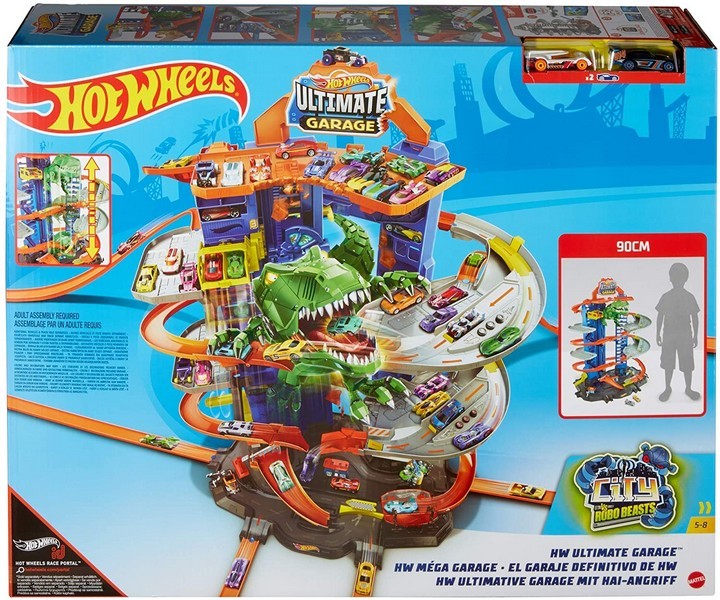 Hot Wheels T-rex Ultimate garázs