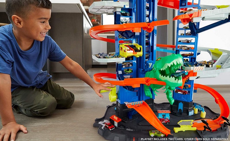 Hot Wheels T-rex Ultimate garázs