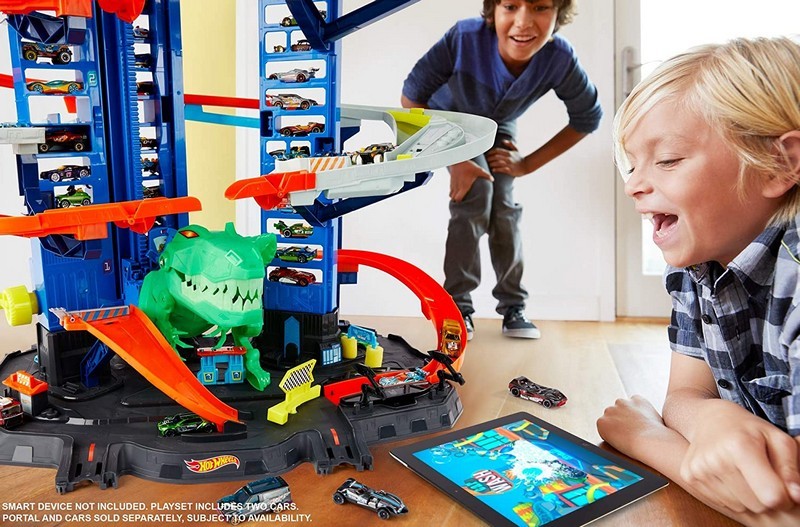 Hot Wheels T-rex Ultimate garázs