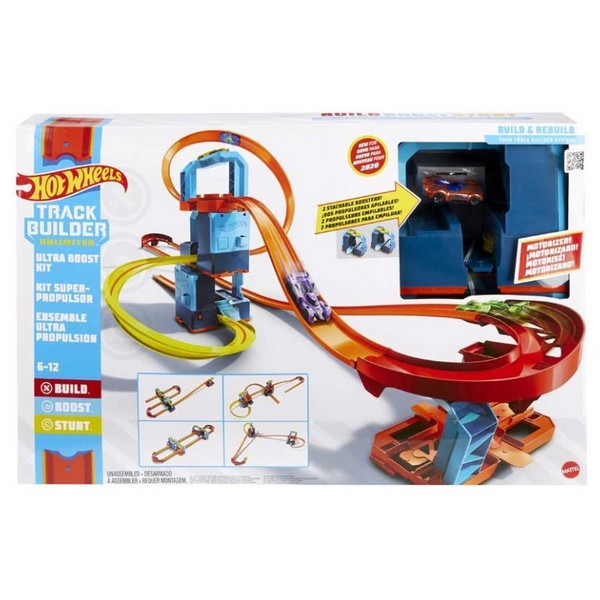 Hot Wheels Track Builder turbó versenypálya