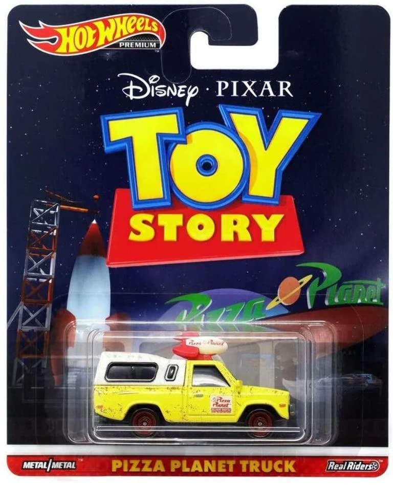 Hot Wheels tematikus kisautó Toy Story Pizza Planet Truck