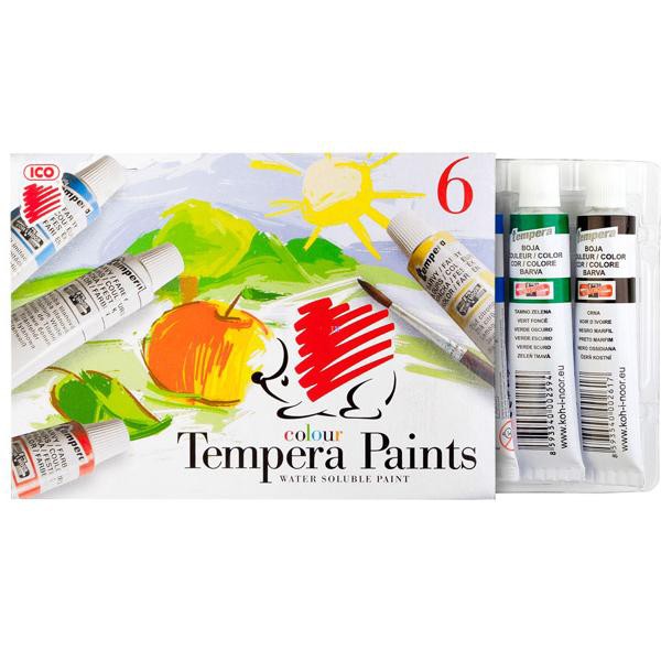 ICO Süni Színes Tempera 6 Tubusos 16 ml