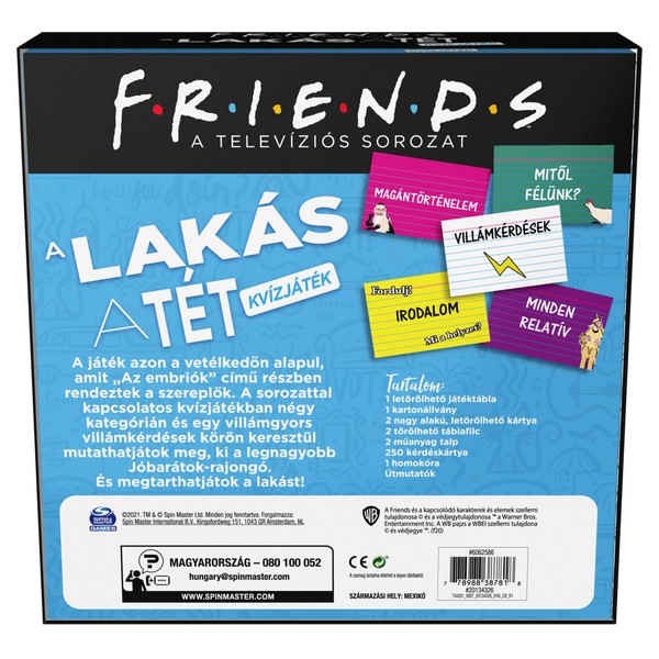 Jóbarátok - A lakás a tét kvízjáték