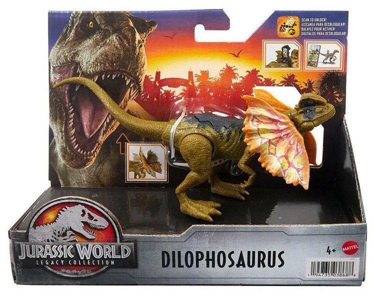 Jurassic World 3 Támadó Dínó - Dilophosaurus