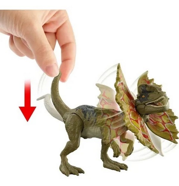 Jurassic World 3 Támadó Dínó - Dilophosaurus